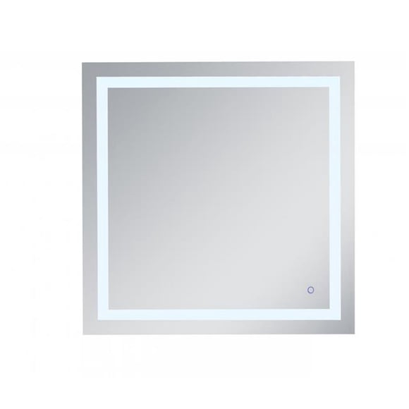 Elegant Decor MRE13636 36 x 36 in. Helios Hardwired LED Mirror with Touch Sensor & Color Changing Temperature - 3000K-4200K-6400K