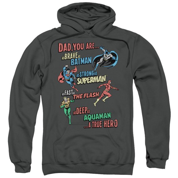 Jla - Dad Hero - Pull-Over Hoodie - Small