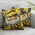 thumbnail image 3 of Sunflower Pillow Covers Set of Farmhouse Buffalo Plaid Bee Gnome Yellow Floral Throw Pillow Cover Spring Flower Decorative Pillow Cases for Sofa Chair Patio Bed Couch, 3 of 5