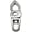 1Pack, variant on ABCISI Marine 316 Stainless Steel Quick Release Snap Shackle,360 Degree Rotation Sailing Rigging Fast Eye Snap Hook (86.3mm)