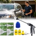 thumbnail image 6 of WWV High Pressure Hose Nozzle Sprayer Multi Function Water Jet with 3 Spray Modes Fits 1/2 and 3/4 Hoses for Car Wash Garden Patio Window Cleaning Kit, 6 of 7