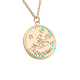 thumbnail image 2 of Collar para Mujer de Horóscopo LuckyLy, Acero Inoxidable con Baño de Oro 18k y Dije de Signo Zodiacal, Modelo Astra dorado UNITALLA, 2 of 8