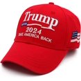 thumbnail image 2 of Trump 2024 Hat Donald Trump Hat 2024 MAGA Keep America Great Hat Camo USA Embroidered Adjustable Baseball Cap, 2 of 6