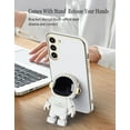 thumbnail image 5 of Compatible with Samsung Galaxy S23 Plus Case Silicone TPU Plating, Galaxy S23 Plus Case Cute Astronaut Pattern Samsung S23 Plus Phone Case with Stand for Women Girls (White), 5 of 14