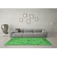 thumbnail image 3 of Ahgly Company Indoor Square Oriental Emerald Green Traditional Area Rugs, 8' Square, 3 of 4