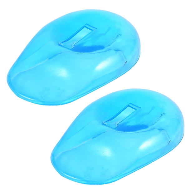 Protector Ejoyous de Oejas, 2 Plases Protector de Plástico Antimanchas Azul, Protectores de Oejas para Lavado de Tinte para El Cabello, Uso en Peluquería, reduce El Ruido