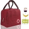 thumbnail image 1 of Lunch Box, Insulated Lunch Bag, Insulated Lunch Bag Small Cooler Bag Mini Insulated Lunch Bag Insulated Lunch Bag Kids Insulated Travel Cooler Bag for, 1 of 4