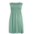thumbnail image 2 of Women‘s Cover up Beach Strapless Mini Dress, 2 of 5