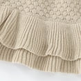 thumbnail image 5 of Baby Sweater Dress 100%Cotton Knit Newborn Girls Clothing sets Long Sleeve Autumn Toddler Infant Pullover + Fashion Ruffle Skirt, 5 of 5