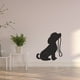 thumbnail image 4 of Pegatinas de pared Bearachild Negro silueta de perro decoración del hogar adhesivo que no daña las paredes, 4 of 6