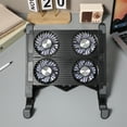thumbnail image 4 of Shisuyan Laptop Computer Stands Black Silicone 1Set 11.4X9.4X3.9In, 4 of 8