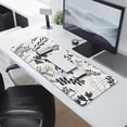 thumbnail image 2 of Deliver High Performance: Abstract Art Large Gaming Mouse Pad - Waterproof, Non-Slip - Perfect for Office Laptop - Modern Boho Leaves - Extended Desk Pad - 31.5 X 11.8 Inch, 2 of 7