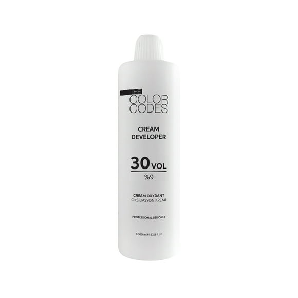 The Color Codes Cream Developer 30 Vol. 9% Oxidant 1000 ml