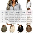 thumbnail image 3 of Yyeselk Women's Half Zip Sweatshirt Lightweight Stand Collar Sweatshirts for Women Long Sleeve Loose Fit Fall Clothes Pink S, 3 of 7