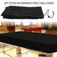 thumbnail image 3 of Billiard Pool Table Cover Heavy Duty Waterproof Sun Rain Snow Dust Protection 600D Oxford Cloth for, 3 of 4