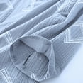 thumbnail image 3 of Men's Thin Double Washed Crepe Japanese Cardigan Steam Absorbent Robe Lightweight Comfortable Wear for Relaxation, 3 of 5