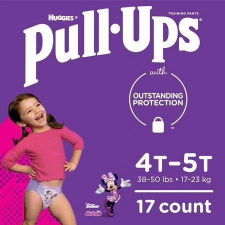 Pull Up Pants 4t-5t Girl (Pack of 12)
