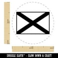 thumbnail image 2 of Alabama Flag Self-Inking Rubber Stamp Ink Stamper - Green Ink - Medium 1 Inch, 2 of 7