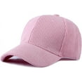 thumbnail image 6 of YooGuoGuo Womens Retro Corduroy Solid Candy Color Baseball Trucker Sun Golf Hat Cap, 6 of 9
