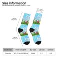 thumbnail image 2 of Vsdgher Happy Easter Crew Socks for Men & Women, Breathable Casual Athletic Ankle Socks, 2 of 6