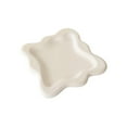 thumbnail image 4 of Plato Organizador de joyas perfecl yeso decoración del hogar Cuadrado beige, 4 of 8
