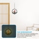 thumbnail image 2 of Lámpara De Campanas De Viento De Loro Solar Con Luz Amarilla Cálida Para Jardín De Patio Interior Advancent HA027700-01, 2 of 7