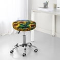 thumbnail image 7 of Lsque Landscape With Sunflowers Round Bar chair cushion covers Velvet Fabric Premium Comfort Protects from Scratches and Stains for 14-17 Inch Chair- 13 inch, 7 of 7