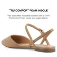 thumbnail image 3 of Journee Collection Women's Martine SuperNatural Shades Tru Comfort Foam Buckle Pointed Toe Flats, 3 of 7