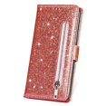 thumbnail image 2 of Case for FOXDOCK Samsung Galaxy A13 5G/4G Glitter Zipper Wallet Case with Short Hand Strap, 2 of 4