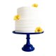 thumbnail image 1 of Soporte para tartas de melamina de 11 pulgadas, elegante expositor de postre reutilizable para bodas, cumpleaños, baby shower y brunches | Plato redondo ligero, duradero y, 1 of 7