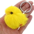 thumbnail image 5 of TABLZONE 4-Pack Plush Yellow Chick Keychains with Realistic Design for Bags, Backpacks, and Accessories, 5 of 6