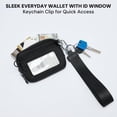 thumbnail image 4 of Tarjetero Wallet YDF The Iris para mujer con cierre y llavero, 4 of 9