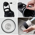 thumbnail image 6 of 12oz Glass Shaker Bottle for Protein, 2 Pack Small Borosilicate Glass Protein Powder Leak-Proof Cup Mixes with 304 Blending Ball(12oz,Black), 6 of 14