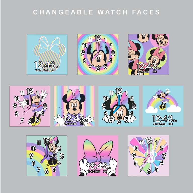 Disney Minnie Mouse iTime Unisex Touchscreen Smart Watch