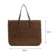 thumbnail image 3 of Bolsa de playa de paja de hombro tejido de ratán de compras grande para vacaciones de verano Ndcxsfigh Para Estrenar, 3 of 8