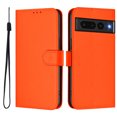 thumbnail image 2 of Compatible with Google Pixel 7 Pro Wallet Case with RFID Blocking Credit Card Holder, PU Leather Folio Flip Kickstand Protective Shockproof Anti-fall Phone Case Cover Women Men,Orange, 2 of 11