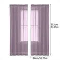 thumbnail image 2 of Discover The Perfect Of Style And Light With Our Solid Color Semi Sheer Window Curtains!, 2 of 8