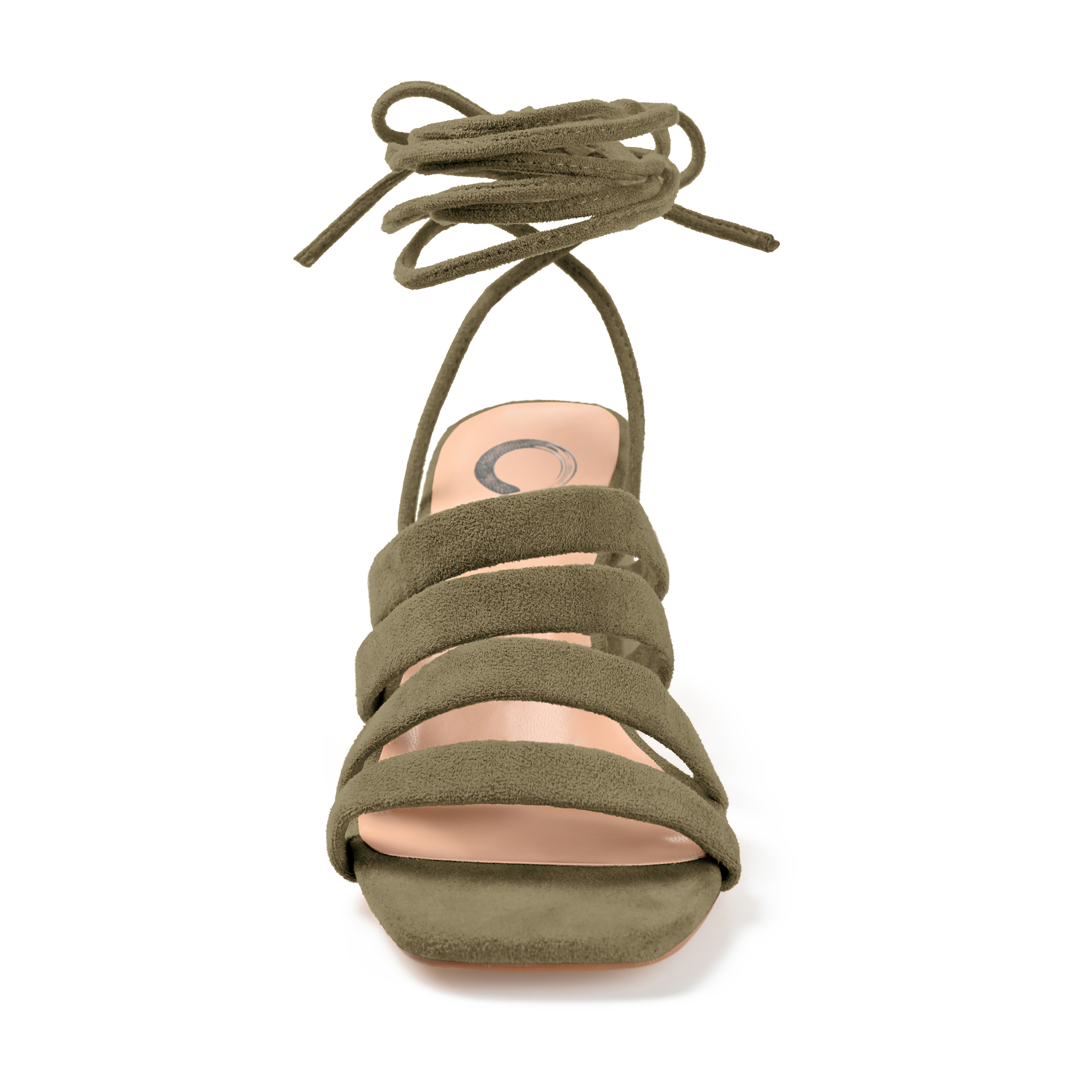 Journee Womens Sevyn Open Square Toe Block Heel Sandals