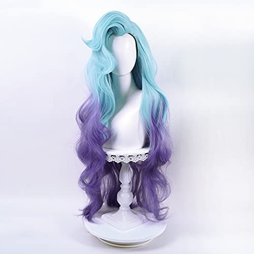 blue violet wig