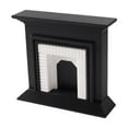 thumbnail image 1 of TISHITA 1/12 Dollhouse Fireplace Miniature Model Furniture Accessory for Scene Decor black, 1 of 8