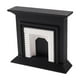 thumbnail image 1 of Chimenea de casa de muñecas a escala 1:12, modelo en miniatura, decoración de casa de muñecas, muebles negro, 1 of 9