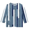thumbnail image 4 of Frnrwgo Boys Girls' Athletic Shirts & Tees Blue 3/4 Sleeve Crewneck T Shirt Lightweight Casual School Fashion Daily Spring Summer Shirt 3-12, 4 of 5