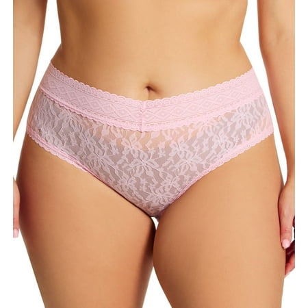 

Women s Special Intimates SP1011 4 Way Stretch Lace Hipster Panty (Dawn Pink 2X)