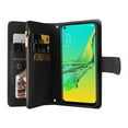 thumbnail image 5 of SaniMore Case for Samsung Galaxy A73 5G 6.7" 2022, PU Leather Zipper Wallet Cover [RFID Blocking] Card Slot Magnetic Clsap Flip Folio with Wrist/Crossbody Strap Kickstand Full Protective Cove, Black, 5 of 15