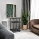 thumbnail image 5 of Mesa auxiliar Furinno TURN-N-TUBE de 3 niveles, madera negra, 37 x 37 x 53 cm, 5 of 8