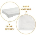 thumbnail image 2 of Bandeja de silicona para tocador de baño: Jabonera de 25 cm con estampado de mármol para encimera. Bandeja multifuncional para perfumes, lociones y artículos de tocador., 2 of 6