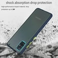 thumbnail image 6 of Case for Samsung Galaxy A71 4G Thin Shockproof Phone Case PC Back TPU Bumper [Protect from Fingerprint/Shock/Scratch/Slip] Translucent Matte Phone Cover for Samsung Galaxy A71 4G(not for 5G)-Blue, 6 of 13