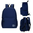 thumbnail image 2 of K-Cliffs Classic High Quality Basic Bookbag Simple Student School Bag Lightweight Water Resistant Durable Daypack Navy, 2 of 8