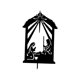 thumbnail image 3 of Brocheta de silueta de Belén navideño, decoración de césped, estaca de metal versátil para exteriores para pasillo, entrada, decoración de parque infa Estilo B, 3 of 8