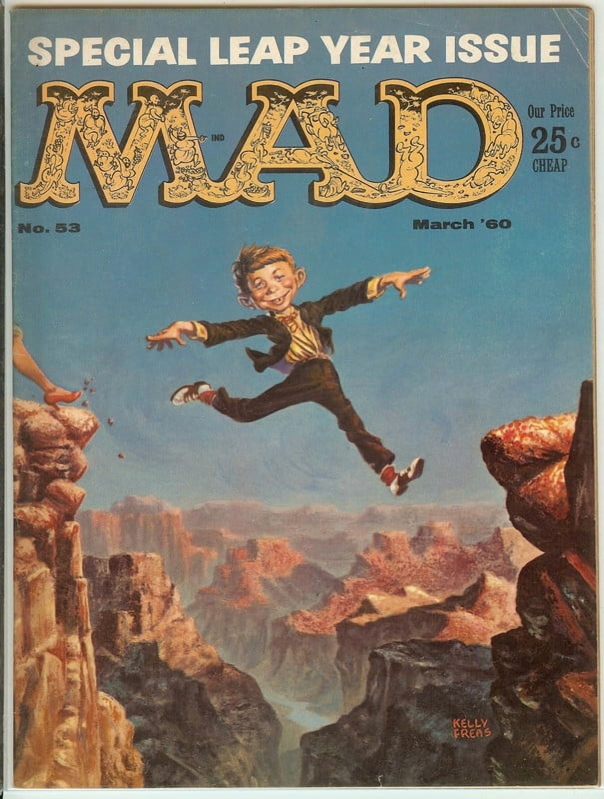 MAD Magazine Vintage Collectible #53 March 1960 FINE (FN)